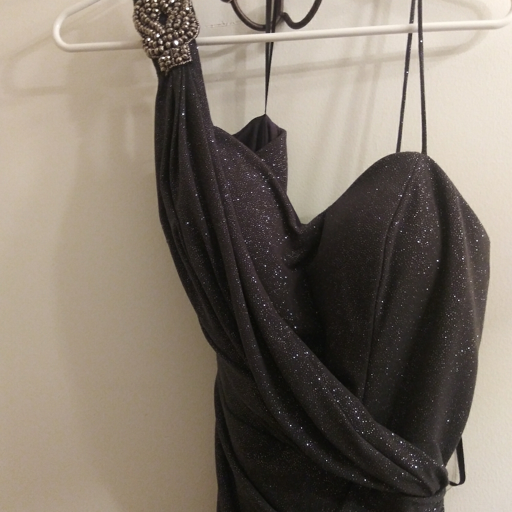 Gun Metal Formal Dress
